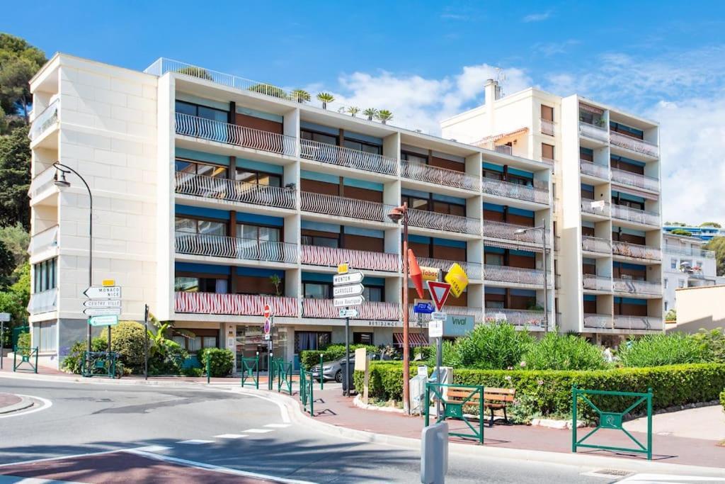 La Perle 2 P Terrasse Vue Mer 1Min Plage Clim Рокебрюн — Кап-Мартен Экстерьер фото